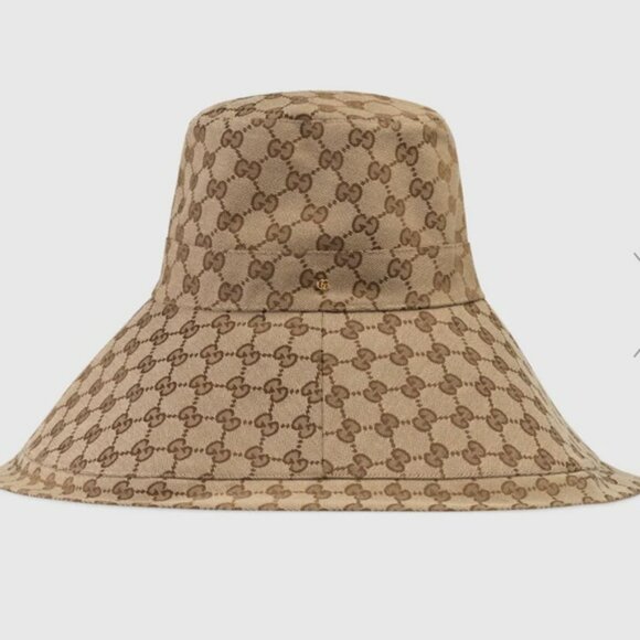 Gucci Women’s GG canvas wide brim hat main image 5